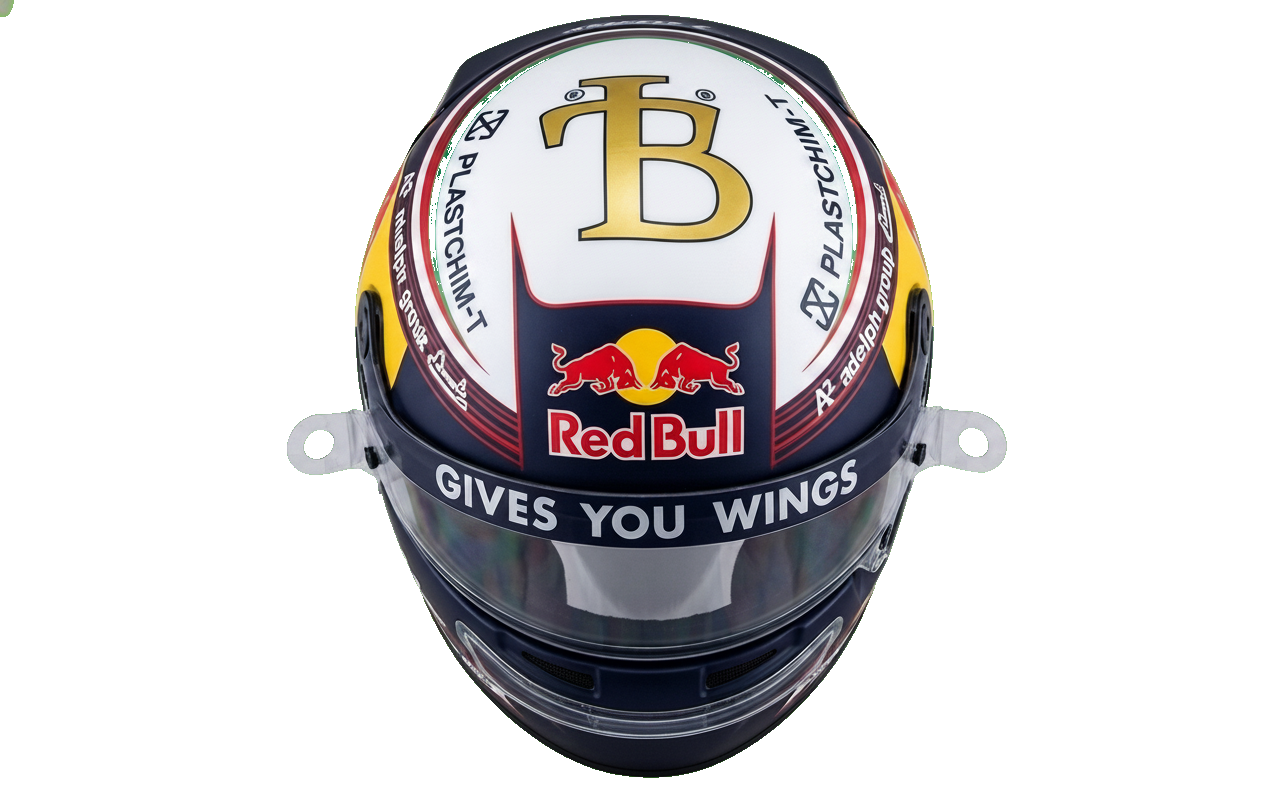 Nikola Tsolov racing helmet design